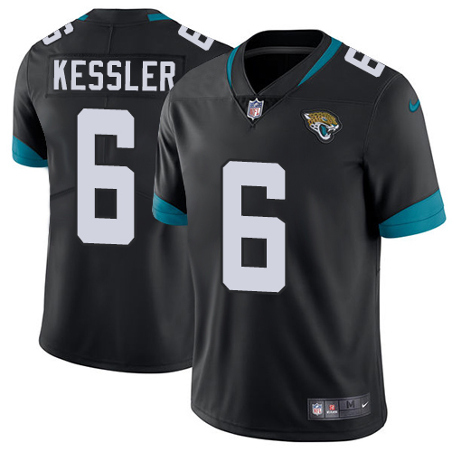 Nike Jacksonville Jaguars #6 Cody Kessler Black Team Color Men Stitched NFL Vapor Untouchable Limited Jersey->jacksonville jaguars->NFL Jersey